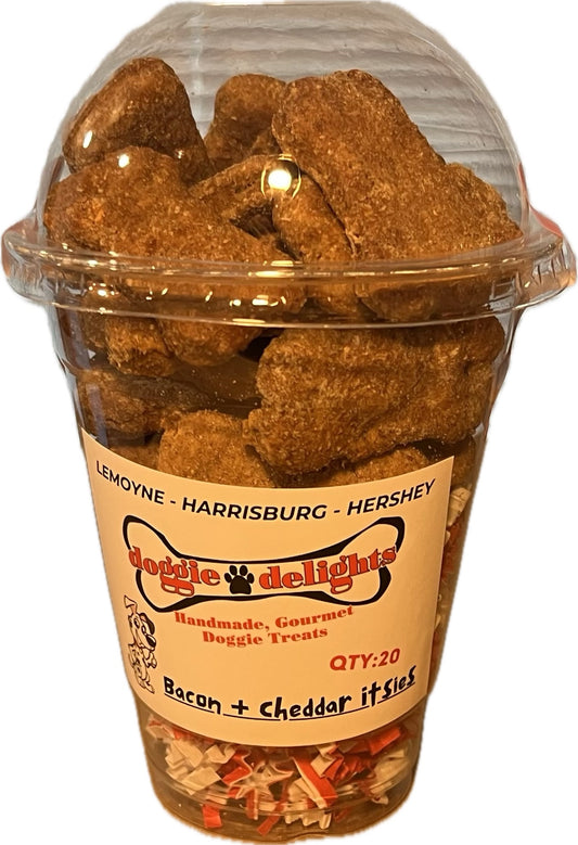 Bacon Cheddar Pup Cups dog treats, 20ct