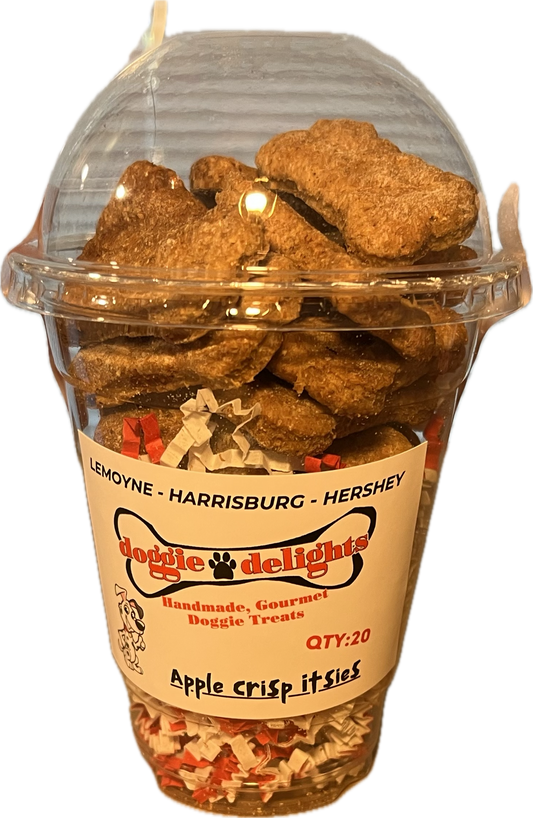 Apple Crisp Pup Cups dog treats, 20ct