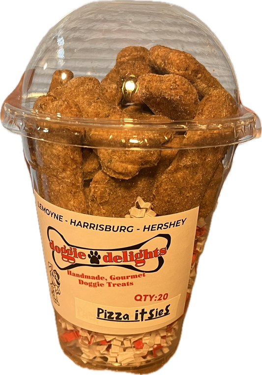 Pizza Pup Cups dog treats, 20ct